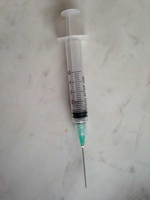 ABS Hook Luer Lock Disposable Medical Syringes