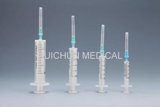 Polypropylene Plunger Disposable Medical Syringes